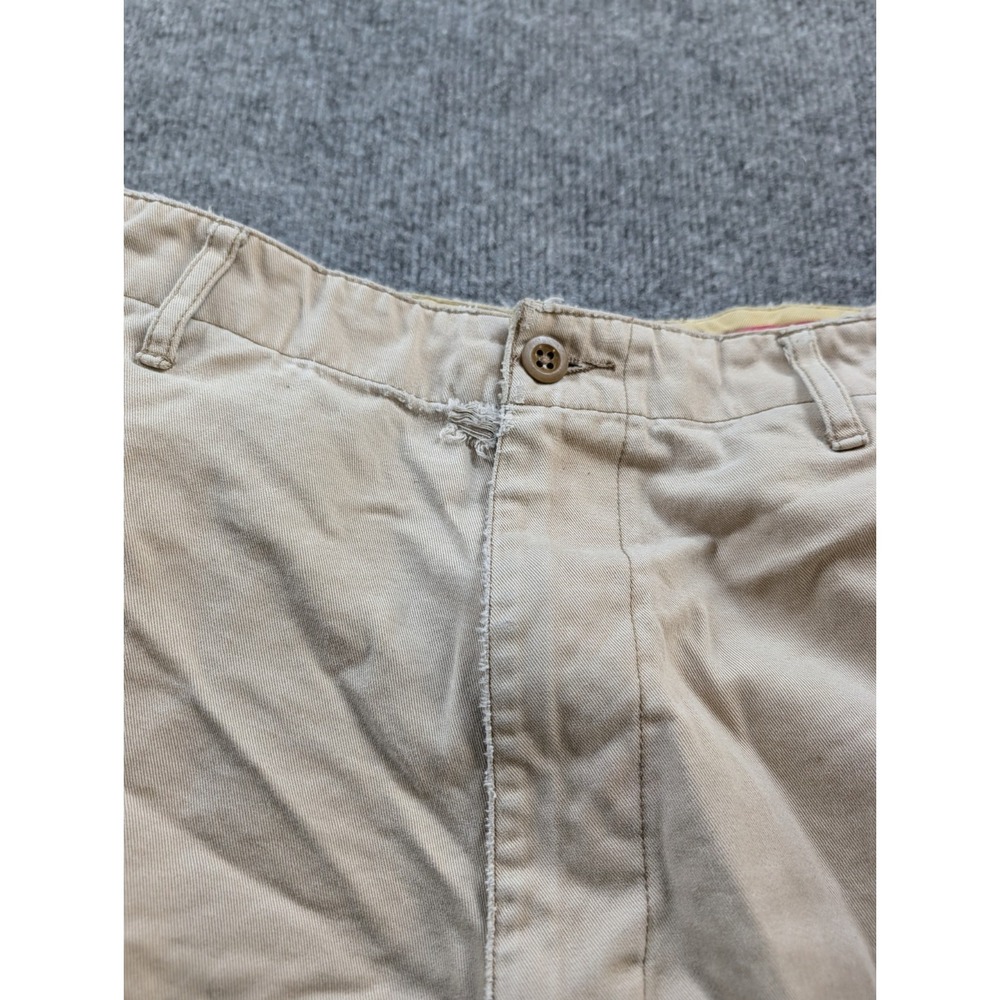 Vintage Polo Jeans Co Ralph Lauren Cargo Shorts Mens 34 Tan Military Utility - Picture 9 of 11